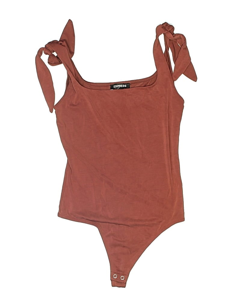 Pre-owned Express Bodysuit In Brown