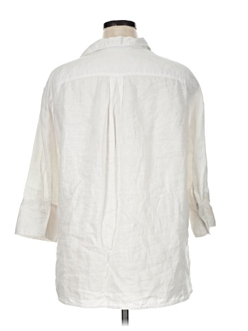 Zara 3/4 Sleeve Button-Down Shirt (view 2)