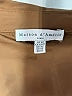 Maison d' Amelie 100% Polyester Brown Long Sleeve Blouse Size XS - photo 7