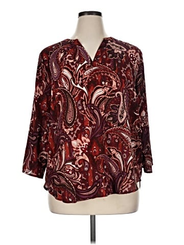 Maurices 3/4 Sleeve Blouse (view 1)