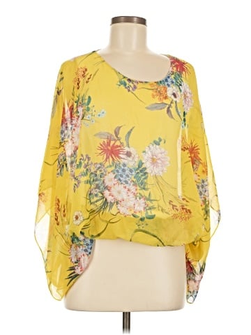 Karen Kane 3/4 Sleeve Blouse (view 1)