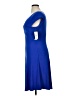 Evan Picone Solid Blue Cocktail Dress Size 14 - photo 5