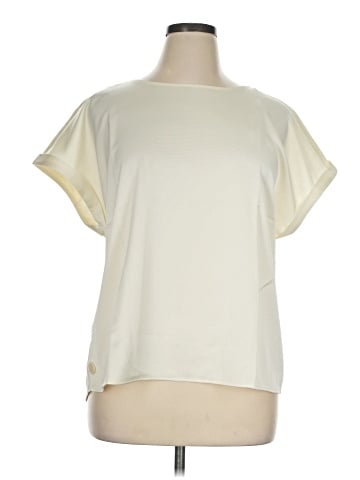 Jones New York Short Sleeve Blouse (view 1)