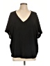 Lush Black Short Sleeve Blouse Size L - photo 1
