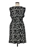 Max Studio Animal Print Black Cocktail Dress Size XL - photo 2