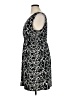 Max Studio Animal Print Black Cocktail Dress Size XL - photo 5