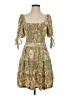 Target 100% Rayon Paisley Green Cocktail Dress Size S - photo 1