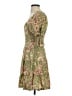 Target 100% Rayon Paisley Green Cocktail Dress Size S - photo 5