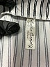Perseption Concept Stripes Gray 3/4 Sleeve Blouse Size XL - photo 7