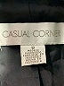 Casual Corner Stripes Black Wool Blazer Size 8 - photo 6