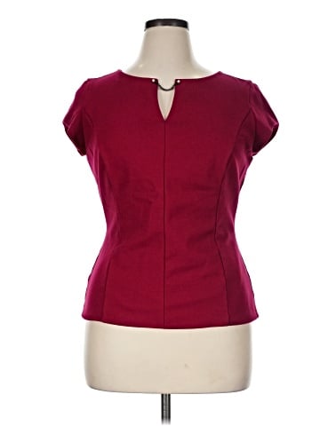 White House Black Market Short Sleeve Blouse (view 1)
