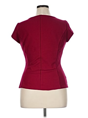 White House Black Market Short Sleeve Blouse (view 2)
