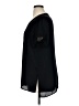 DR2 100% Polyester Black Short Sleeve Blouse Size XL - photo 5