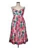 J.Crew Tropical Pink Cocktail Dress Size 14 - photo 1