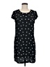 Adrienne Vittadini 100% Polyester Black Short Sleeve Top Size 8 - photo 1