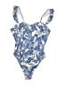 Assorted Brands Paisley Blue One Piece Swimsuit Size XL - photo 1