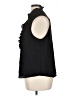 Ann Taylor 100% Polyester Black Sleeveless Blouse Size XL Petite - photo 5
