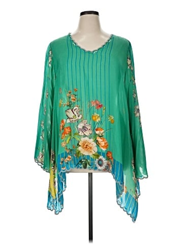 Johnny Was 3/4 Sleeve Blouse (view 1)