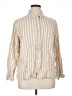 Universal Thread Stripes Ivory Long Sleeve Button-Down Shirt Size XL - photo 1