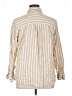Universal Thread Stripes Ivory Long Sleeve Button-Down Shirt Size XL - photo 2