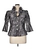Chetta B 100% Polyester Gray Blazer Size 14 - photo 1