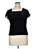 AGB Black Short Sleeve Top Size XL - photo 1