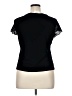 AGB Black Short Sleeve Top Size XL - photo 2