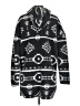 P.J. Salvage 100% Recycled Polyester Print Gray Coat Size S - photo 2
