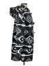 P.J. Salvage 100% Recycled Polyester Print Gray Coat Size S - photo 4