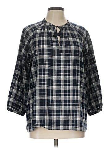 Madewell 3/4 Sleeve Button-Down Shirt (view 1)