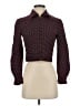 Tory Burch Polka Dots Burgundy Jacket Size 2 - photo 1