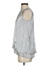 Vince Camuto 100% Polyester Silver Sleeveless Blouse Size XXS - photo 5