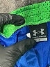 Under Armour 100% Polyester Stars Green Athletic Shorts Size 6 - photo 3
