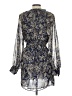 Zara 100% Polyester Blue Gold Kimono Size L - photo 2