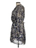 Zara 100% Polyester Blue Gold Kimono Size L - photo 5