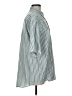 Van Heusen Stripes Green Short Sleeve Blouse Size M - photo 4