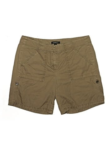 Ann Taylor Khaki Shorts (view 1)