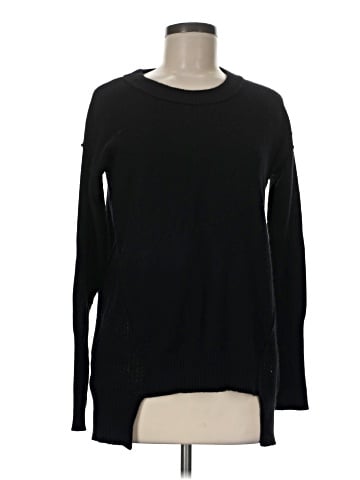 Aqua Cashmere Pullover Sweater (view 1)