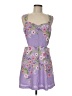 Express Floral Purple Cocktail Dress Size M - photo 1