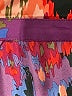 Unbranded 100% Polyester Print Purple 3/4 Sleeve Blouse Size 1 - photo 7