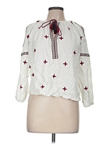 H&M L.O.G.G. 3/4 Sleeve Blouse (view 1)