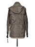 Vince Camuto 100% Polyester Solid Gray Raincoat Size M - photo 2