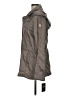 Vince Camuto 100% Polyester Solid Gray Raincoat Size M - photo 5