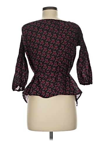 DKNY Jeans 3/4 Sleeve Blouse (view 2)