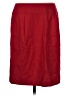 Talbots Solid Red Wool Skirt Size 8 - photo 1