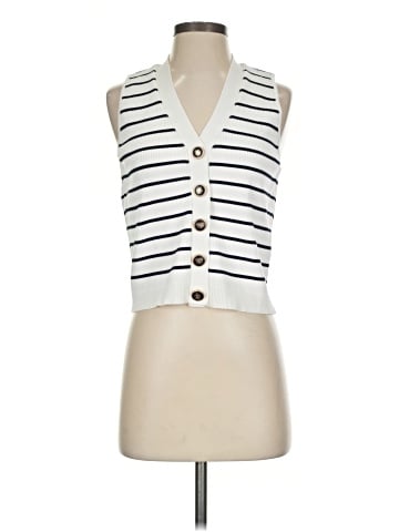 Aqua Sweater Vest (view 1)