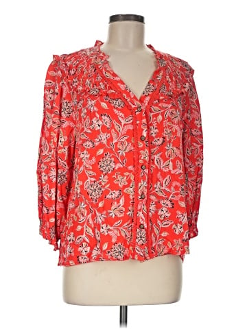 Democracy 3/4 Sleeve Blouse (view 1)