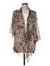 BonWorth 100% Polyester Brown Kimono Size M (petite) - photo 1