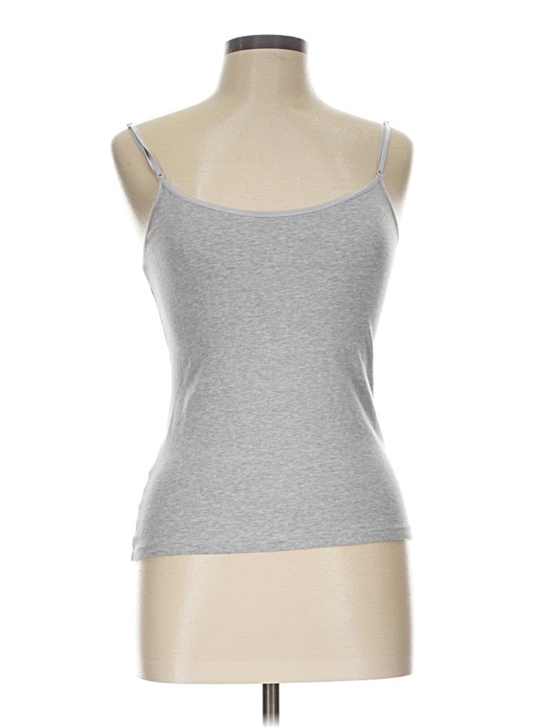 Pre-owned Papaya Tank Top Silver Strapless Neckline Tops