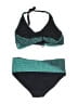 Unbranded Polka Dots Teal Two Piece Swimsuit Size XL - photo 2